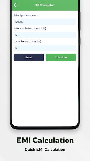 Loan EMI Calculator Screenshot 1
