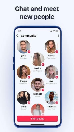 Meet USA chat and meet friends Screenshot 0