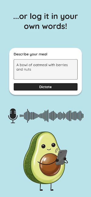 Nutrilog: Food Calorie Tracker Screenshot 2