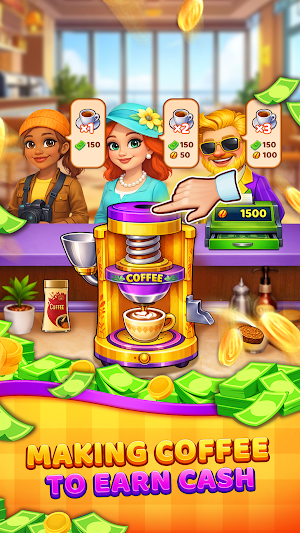 Coffee Order Maker: Earn Money Screenshot 0