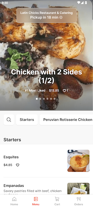 Latin Chicks Restaurant Screenshot 1