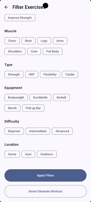 Zenith Fitness Screenshot 0