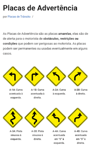 Placas de Trânsito - Quiz - DE Screenshot 1