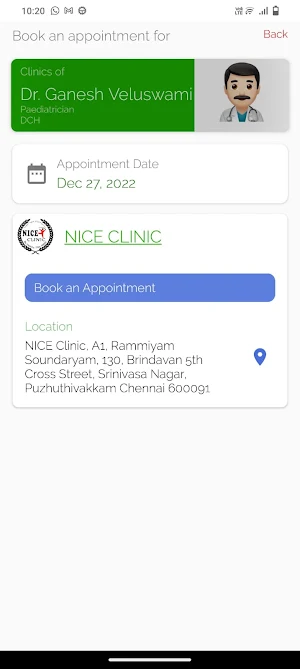 NICE CLINIC Screenshot 2