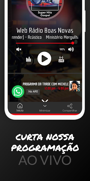 Web Rádio Boas Novas Screenshot 3