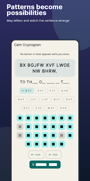 Calm Cryptogram Screenshot 1