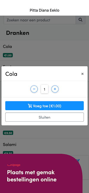 Pitta Diana Eeklo Screenshot 0