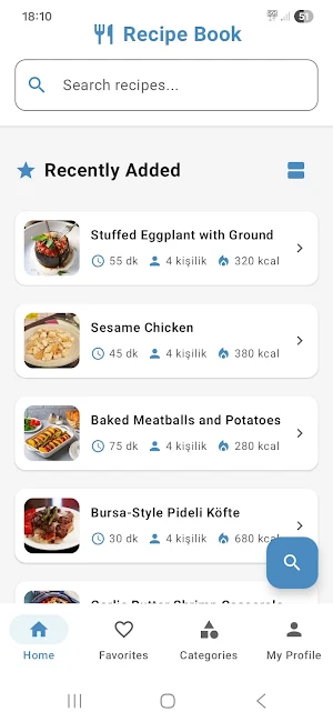 Food Recipes (Offline) Screenshot 1