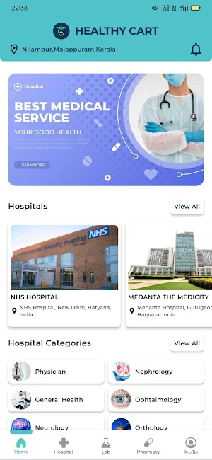 Healthy Cart Screenshot 1