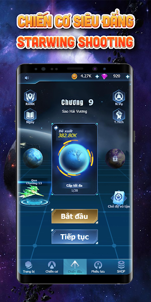 Chiến Cơ Siêu Đẳng - Star Wing Screenshot 0