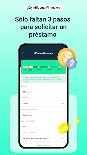 Affluente Financiero-Préstamo Screenshot 3