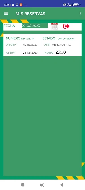 TAXI GREEN CLIENTE CORPORATIVO Screenshot 3