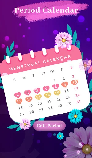 Period Tracker, Cycle & Ovulation Calendar & Free. Screenshot 3