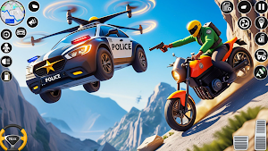 Police Helicopter Car Games Screenshot 0