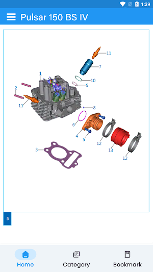 Bajaj Part Finder: SPC Screenshot 2