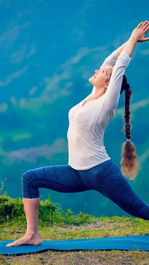 Outdoor Yoga Wallpaper Screenshot 1