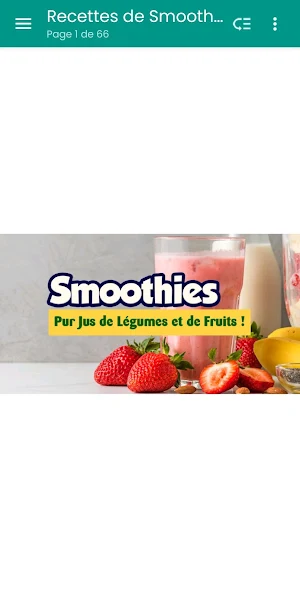 Recettes de Smoothies Screenshot 0