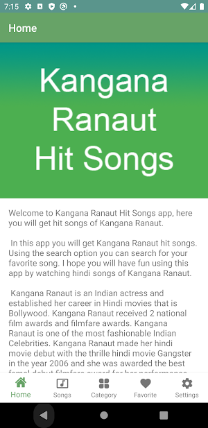 Kangana Ranaut Hit Songs Screenshot 1