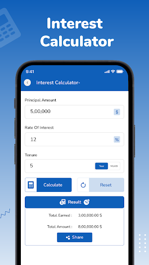 Loan EMI Calculator Screenshot 3