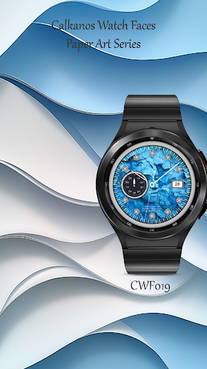 CWF019 Paper Art Watch Face Screenshot 3