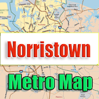 Norristown USA Metro Map Offli