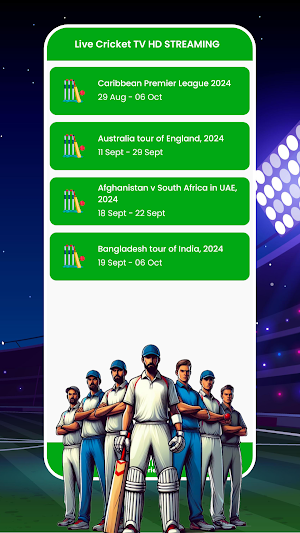Live Cricket TV HD Streaming Screenshot 2