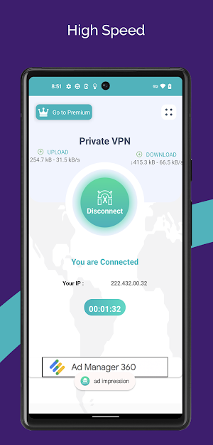 Private VPN Secure Screenshot 1