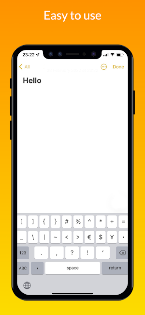 Keyboard iOS 15 Screenshot 1