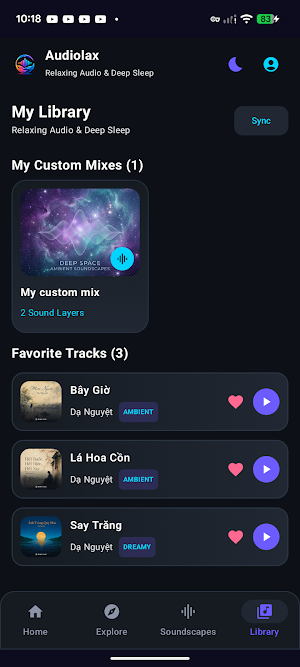 Audiolax: Relaxing Sounds Screenshot 3