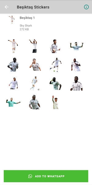 Beşiktaş Stickers Screenshot 2