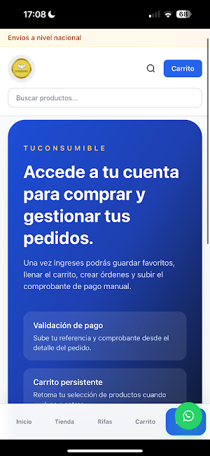 Tu Consumible Screenshot 2