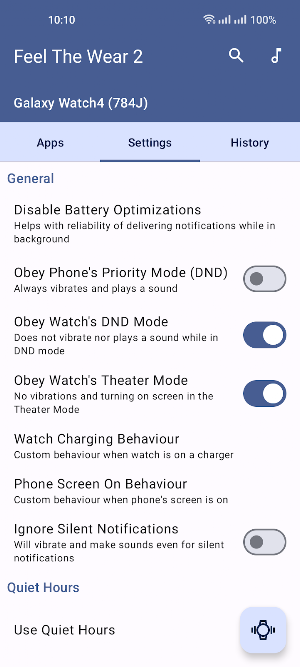 Feel The Wear 2 Notifications Screenshot 1