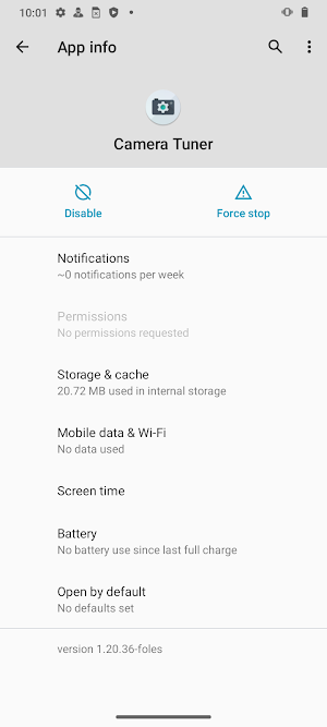 Moto Camera Tuner 2 Screenshot 1