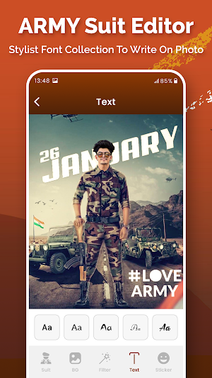 Army Suit Photo Editor Screenshot 3