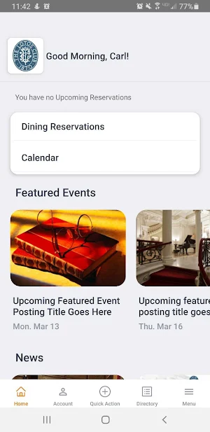 The Lotos Club Screenshot 1