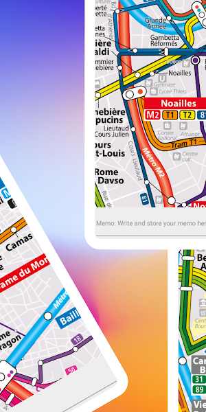 Marseille Metro RTM & Tram Map Screenshot 3