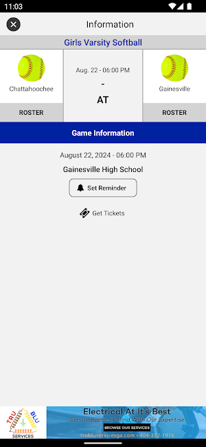 Chattahoochee Athletics Screenshot 3