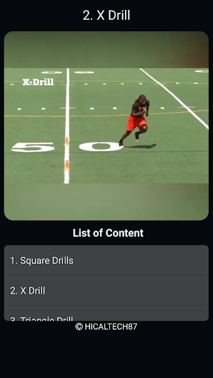 Agility Cone Drills Screenshot 2
