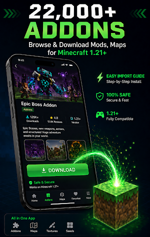 Mods & Maps For MCPE Bedrock Screenshot 0
