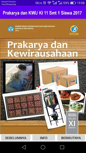 Prakarya dan KWU Kelas 11 Smt 1 Siswa 2017 Screenshot 0
