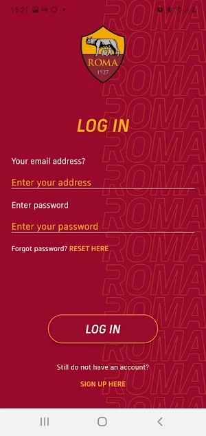 ASROMA Prepaid Card Screenshot 1