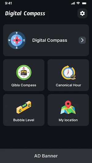 Digital Compass－Qibla Compass Screenshot 3