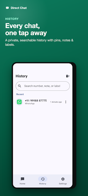 Direct Chat: Chat Any Number Screenshot 2