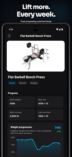 MoreRep: Workout Tracker Screenshot 1