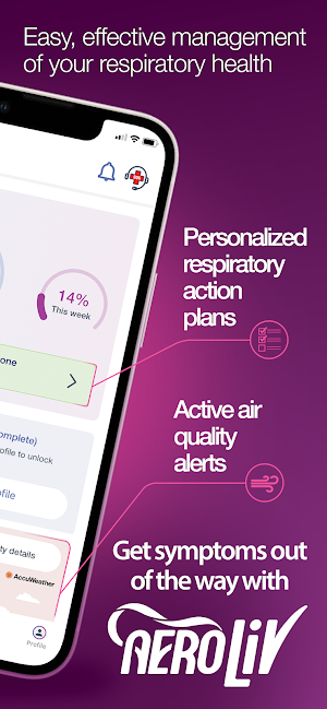 AeroLiv: Asthma+COPD Mentor Screenshot 1
