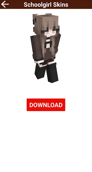 Schoolgirl Skins For Minecraft Screenshot 2