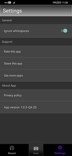 VIN scanner Screenshot 2