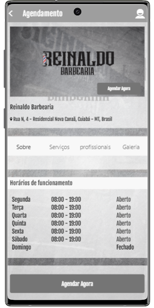 Reinaldo Barbearia Screenshot 2