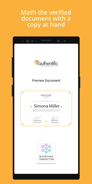 Authentific Blockchain Screenshot 3