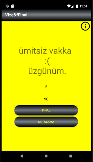 Vize final hesaplama Screenshot 2